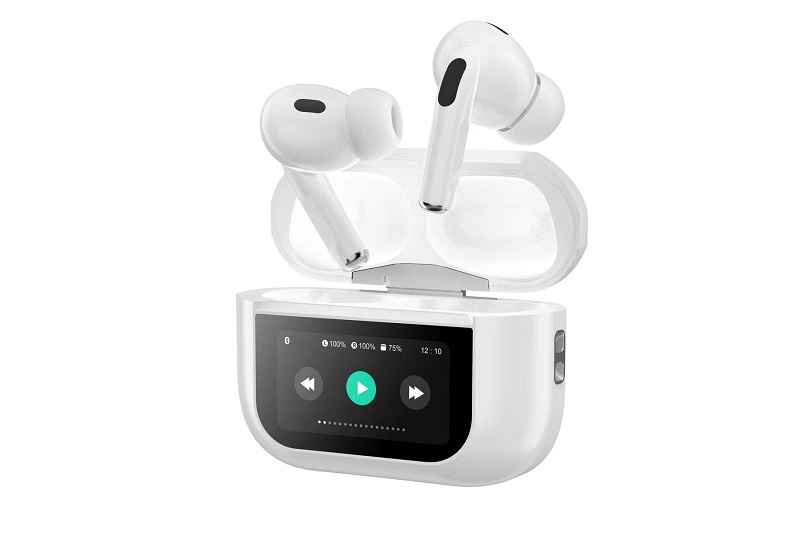 TWS earphone with  ANC and Touching Screen