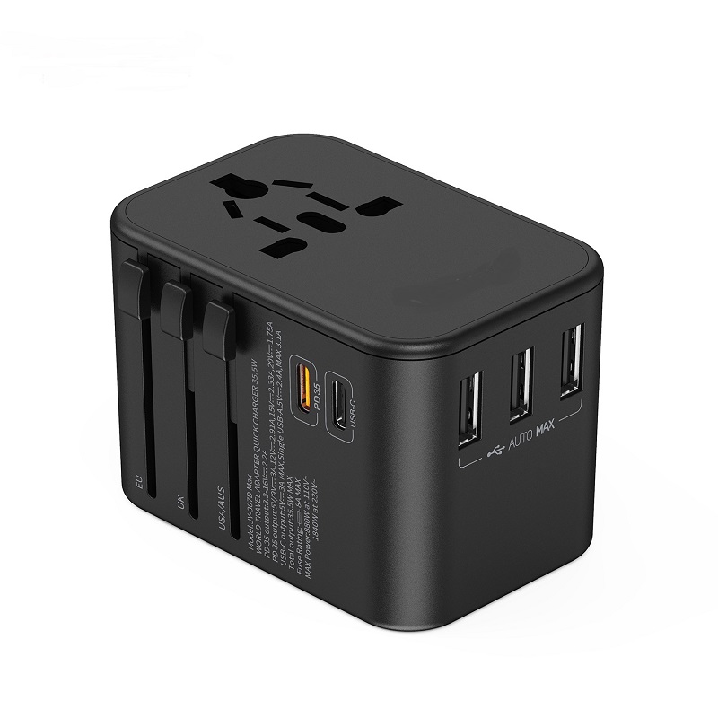 Universal Travel Adapter 3A+2C 35W