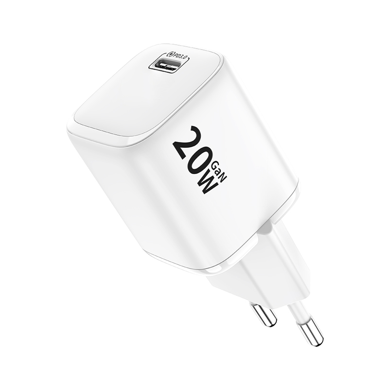GaN Wall Charger  Single Port USB-C PD 20W