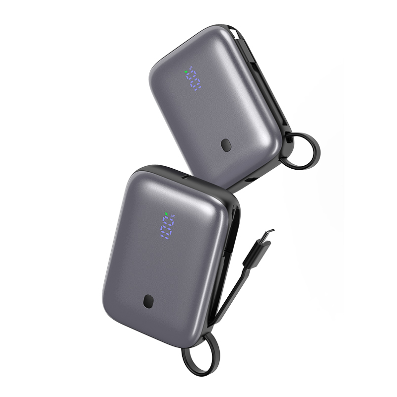 10000mAh Fast Charging Power Bank built-in cable